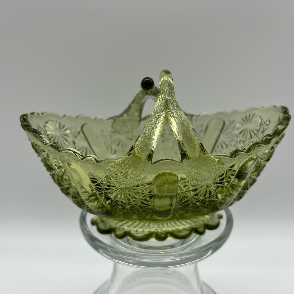 Victorian Davidson Glass Basket